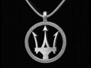 poseidon with frame pendant 3D Print Model