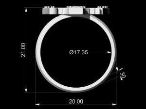 кільце Посейдона 3D Принт Модель