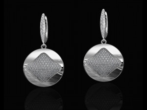 brilliant stylish earrings 3D Print Model