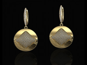 brilliant stylish earrings 3D Print Model