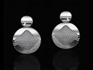 brilliant stylish earrings 3D Print Model