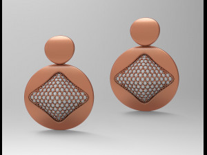 brilliant stylish earrings 3D Print Model