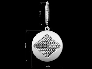 brilliant stylish earrings 3D Print Model