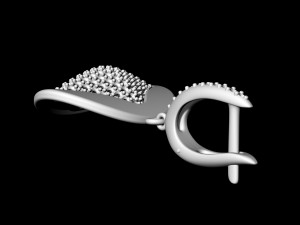 brilliant stylish earrings 3D Print Model