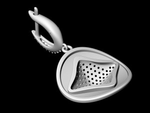 brilliant stylish earrings 3D Print Model