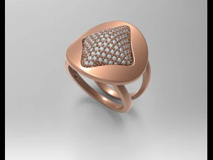 brilliant stylish ring 3D Print Model