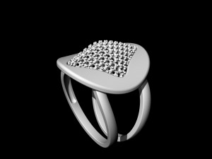 brilliant stylish ring 3D Принт Модель