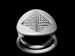 brilliant stylish ring 3D Принт Модель