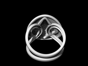 brilliant stylish ring 3D Принт Модель