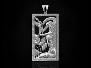 pharaoh girl pendant 3D-Druckmodell