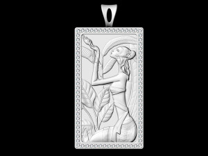 pharaoh girl pendant 3D-Druckmodell
