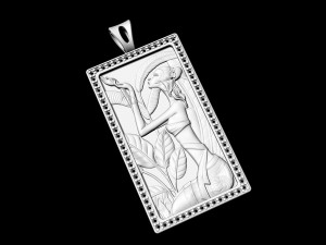 pharaoh girl pendant 3D-Druckmodell