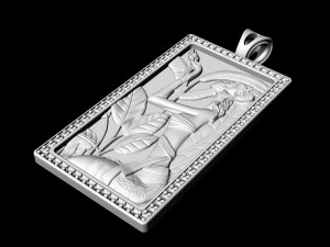 pharaoh girl pendant 3D-Druckmodell