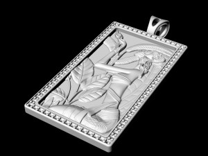 pharaoh girl pendant 3D-Druckmodell
