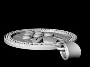 grapes-logo pendant 3D Print Model