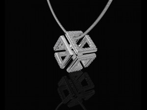 infinity cube pendant 3D 프린트 모델