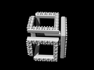 infinity cube pendant 3D 프린트 모델