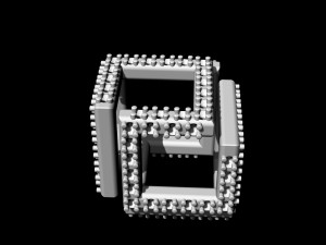 infinity cube pendant 3D 프린트 모델