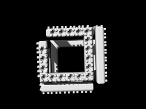 infinity cube pendant 3D 프린트 모델