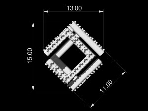 infinity cube pendant 3D 프린트 모델