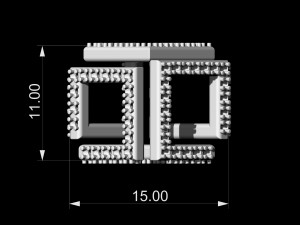 infinity cube pendant 3D 프린트 모델