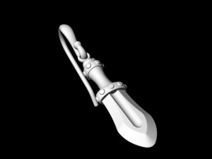 mini sword earrings 3Dプリントモデル