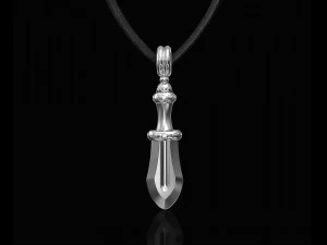 mini sword pendant 3D Print Model