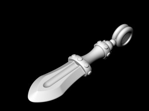 mini sword pendant 3D Print Model