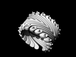 billows ring 3D 打印模型