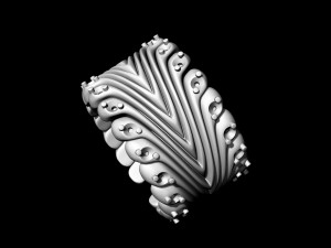 billows ring 3D 打印模型