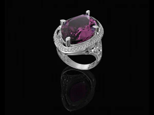 marquise antique ring 3D Print Model