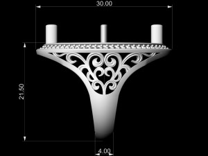 marquise antique ring Modèles 3D en vedette
