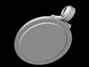 mary with jesus pendant 3D Print Model
