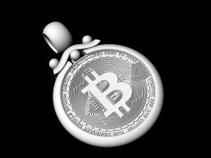 bitcoin pendant 3d print model 3D Print Model