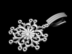 gothic floral earrings Modelo de impresión 3D
