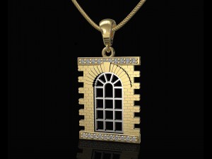 classic window pendant 3D Принт Модель