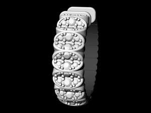 brilliant hoop earrings Modello di stampa 3D