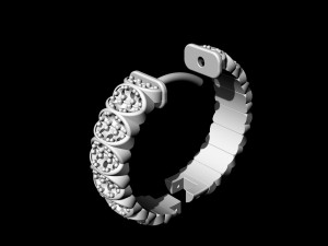 brilliant hoop earrings Modello di stampa 3D