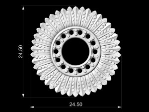 circle of feathers pendant 3D Принт Модель