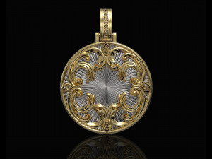 fantastic crystal pendant 3D Print Model