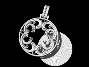 fantastic crystal pendant 3D 打印模型