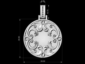 fantastic crystal pendant 3D 打印模型