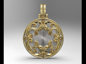 fantastic crystal pendant 3D 打印模型