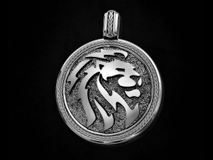 lion-logo pendant 3D Print Model