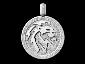 lion-logo pendant 3D Print Model