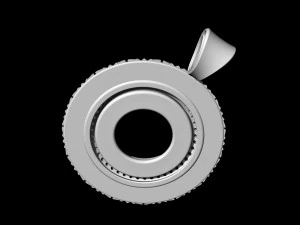 oriental cabochon pendant 3D Print Model