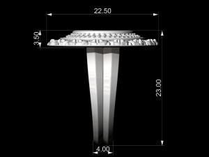 oriental cabochon ring 3D 打印模型