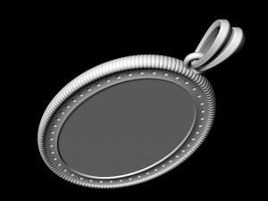 mary with baby pendant 3D Druckmodell