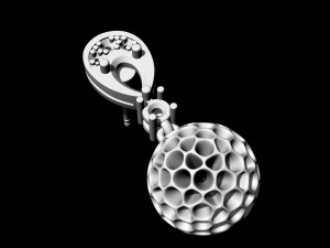 brilliant spongy balls earrings 3D 프린트 모델
