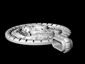 pisces zodiac - fishes - pendant 3D 프린트 모델